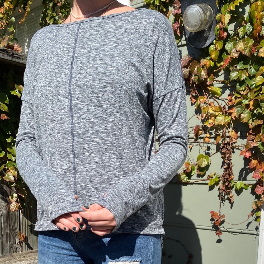 Grey Athleisure Shirt